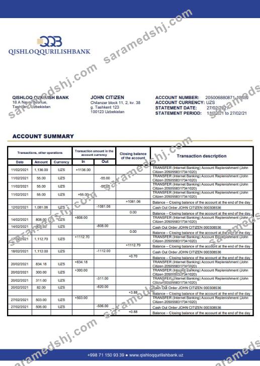 Uzbekistan Qishloq Qurilish Bank